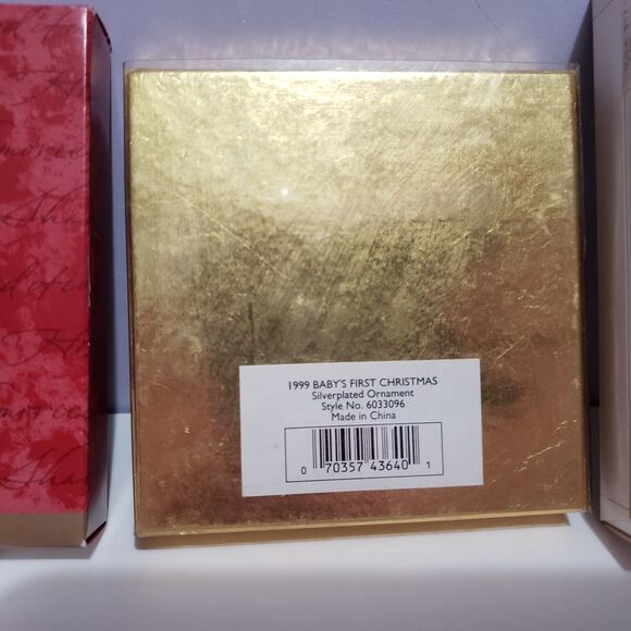 Hallmark Keepsake Christmas Tree Ornaments Lot Of 4 All Metal - Picture 8 of 9